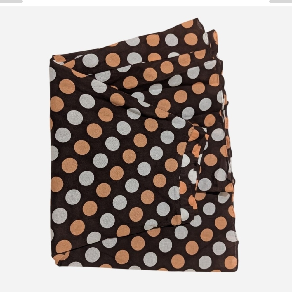 Pre-owned Stylish Polka Dot Skater Skirt - Orange and White - Picture 9 of 10
